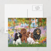 Cavaliers (4) - in de tuin van Monet Briefkaart (Voorkant / Achterkant)