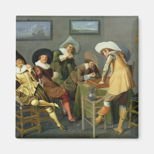 Cavaliers in een tavern magneet