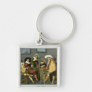 Cavaliers in een tavern sleutelhanger