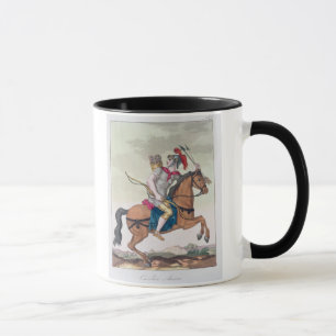 Cavalry Archer, uit 'L'Antica Roma', 1825 (kleur) Mok