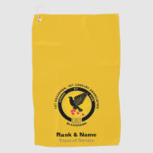 Cavalry Golf Handdoek - Cav Gold (Voorkant)