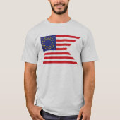 Cavalry Guidon (vlag) - burgeroorlog T-shirt (Voorkant)