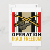 Cavalry Stinger OIF Briefkaart (Voorkant / Achterkant)