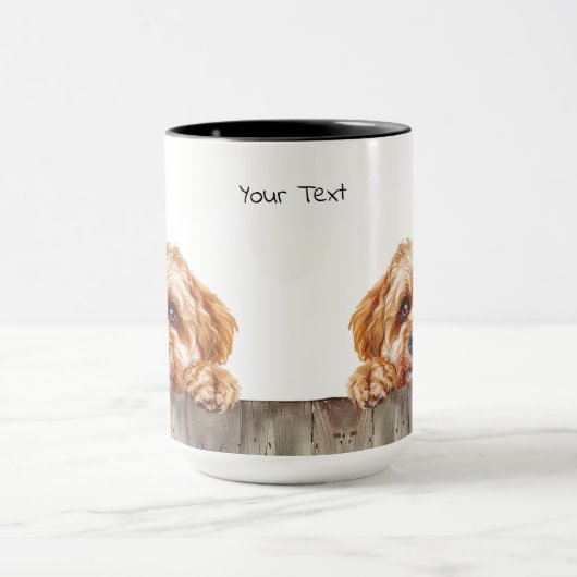 Cavapoo Chien Mug (Centre)