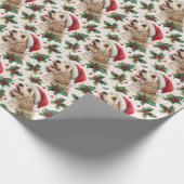 Cavapoo Christmas Wrapping Paper Cadeaupapier (Hoek)