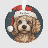 Cavapoo Custom Christmas Orament (devant)