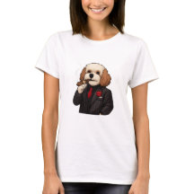 Cavapoo Don – Grappige Mafiëhond Dames T-Shirt