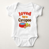 Cavapoo hondenliefhebber Kinder t-shirt (Voorkant)