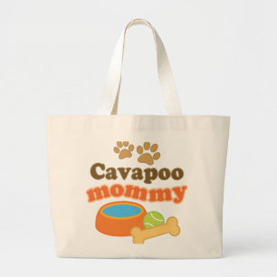 Cavapoo Hondenras Gift Grote Tote Bag