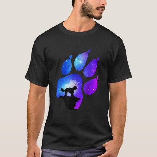 Cavapoo Paw Dog mam T-shirt (Voorkant)