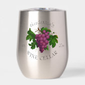 Cave à vin Raisins Nom personnalisé Maison Vignobl (Avant)