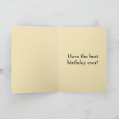 Cave Art Abstract Birthday Kaart (Binnen)