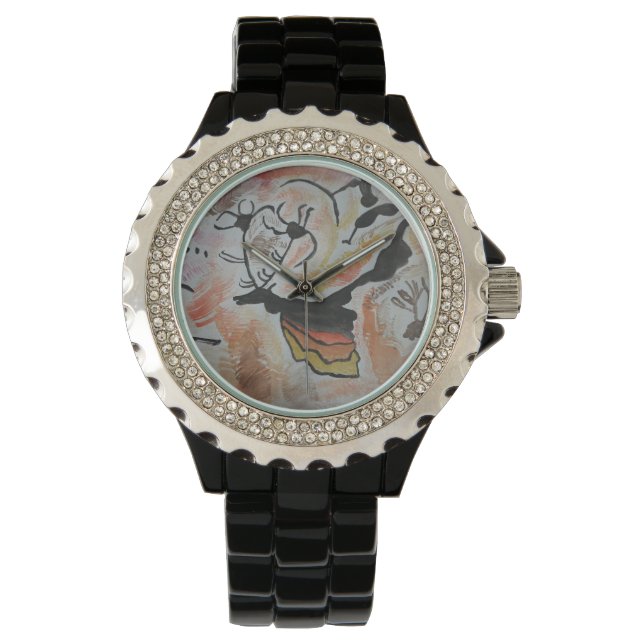 Cave Art Abstract Watch Horloge (Voorkant)