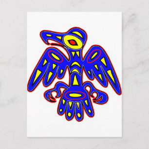 Cave Art, Ancient Bird Tekening Briefkaart