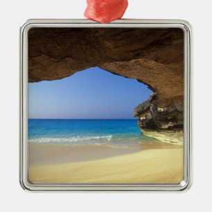 Cave at French Bay, San Salvador Island Metalen Ornament