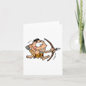 Cave Boy met buis en Pijl Kaart (Voorkant)
