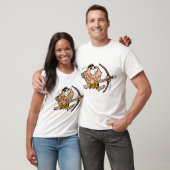 Cave Boy met buis en Pijl T-shirt (Unisex)