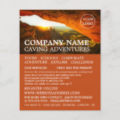Cave, Caving Adventure Adverteren Flyer (Voorkant)