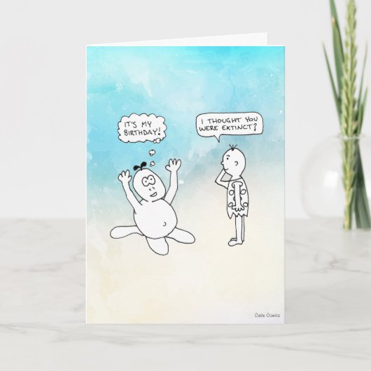 Cave Comics: Het is mijn verjaardag! Kaart (Voorkant)