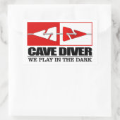 Cave Diver (LM) Rechthoekige Sticker (Tas)