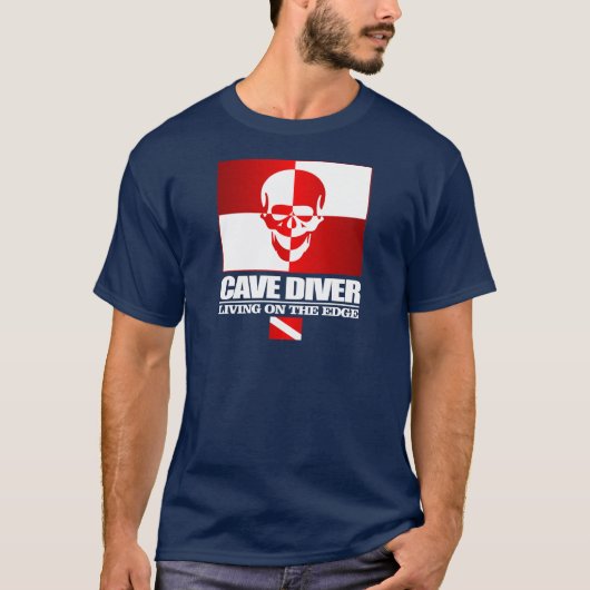 Cave Diver - Wonen op de rand kleding T-shirt (Voorkant)