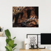 Cave Dragon Poster (Thuiskantoor)