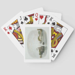 Cave-in-Rock, uitzicht op de Ohio, bord 7 van Volu Speelkaarten