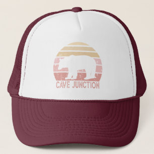 Cave Junction Oregon Retro-Beer Trucker Pet