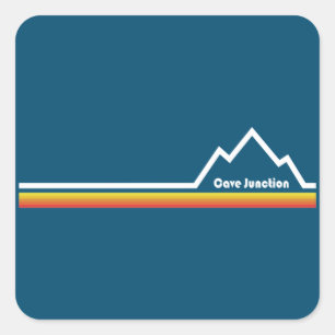 Cave Junction Oregon Vierkante Sticker