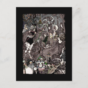 Cave of Spleen Gothic Artwork Briefkaart