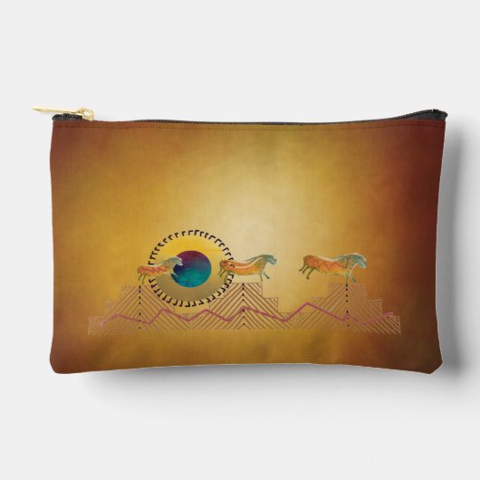 Cave paarden om je geest te bemoedigen etui (Voorkant)