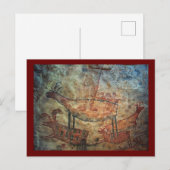 Cave Painting Rock Art Briefkaart (Voorkant / Achterkant)