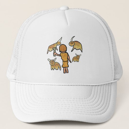 Cave Painting Trucker Pet (Voorkant)