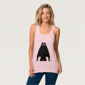 Cave petroglyphs horde antieke uil tanktop (Volledige Voorkant)