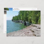 Cave Point Park Briefkaart (Voorkant / Achterkant)