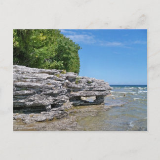 Cave Point Shoreline Briefkaart