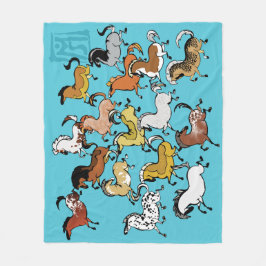 Cave Pony Fleece Blanket 4 Deken