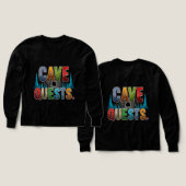Cave Quests Adventure T-Shirt Design (Motif recto et verso)