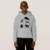 Cave Rock Art - Animaux préhistoriques (Devant entier)