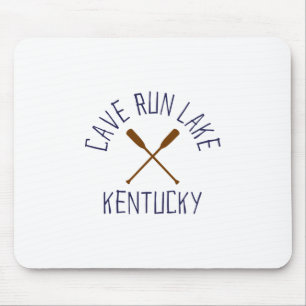 Cave Run Lake Kentucky Buiten Activiteiten Vintage Muismat