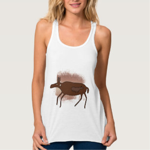 Cave Tekeningen Moeder Baby - Dieren Tanktop