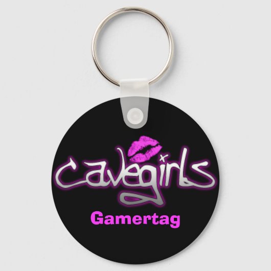 Cavegirl Sleutelhanger (Voorkant)