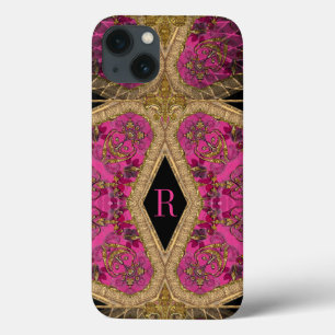 Cavelier Raye-monogram iPhone 13 Hoesje