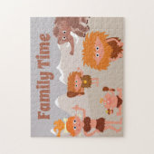 Caveman Family Time Puzzle Legpuzzel (Verticaal)