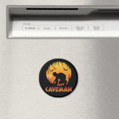Caveman - Funny Caving Speleology Magneet (Insitu (Vaatwasser))