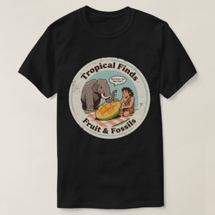 Caveman Mammoet Mango Ontdekking T-shirt