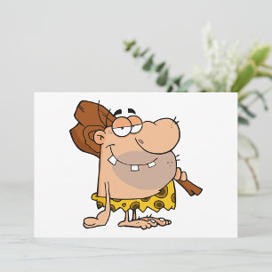 Caveman met Club Uitnodigingen
