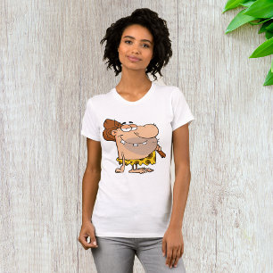 Caveman met Club Vrouwen T-shirt