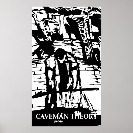 CAVEMAN THEORY POSTER (Voorkant)