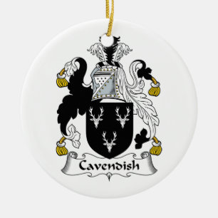 Cavendish Family Crest Keramisch Ornament